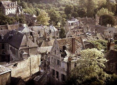 Veduta di Soissons, Aisne, Francia, 1917 da Fernand Cuville